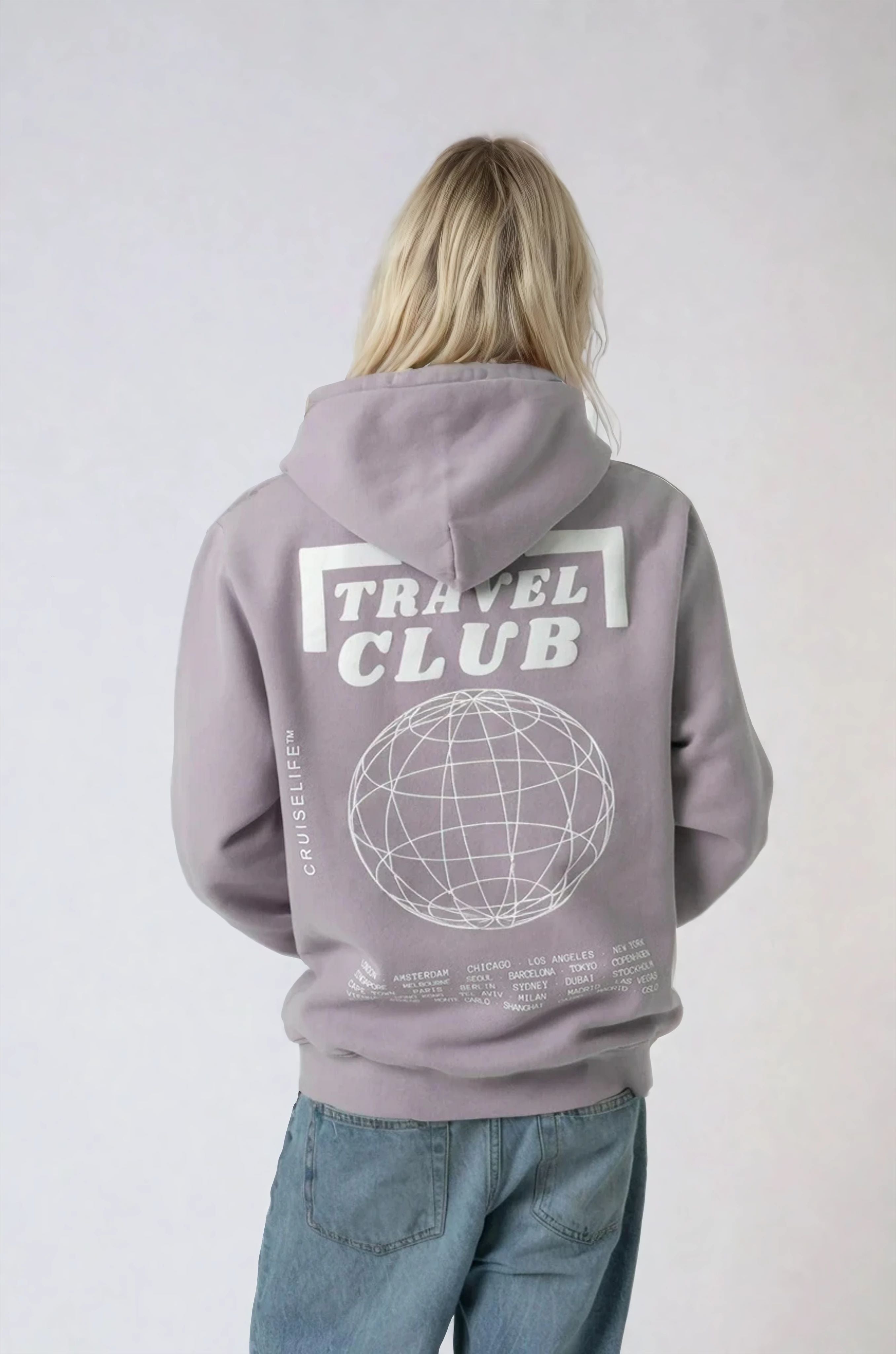 Lilac Travel Club Hoodie